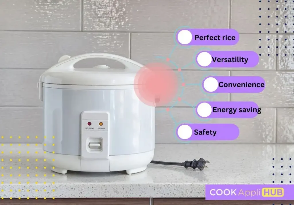 Infographic of Benefits of Using a Korean Rice Cooker 