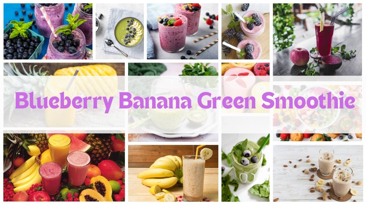 Blueberry Banana Green Smoothie