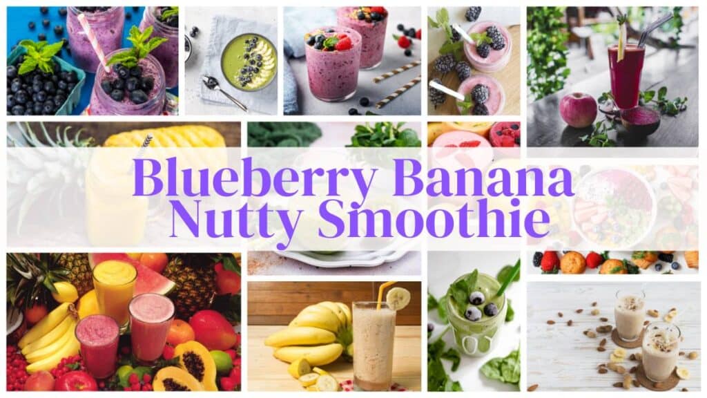 Blueberry Banana Nutty Smoothie