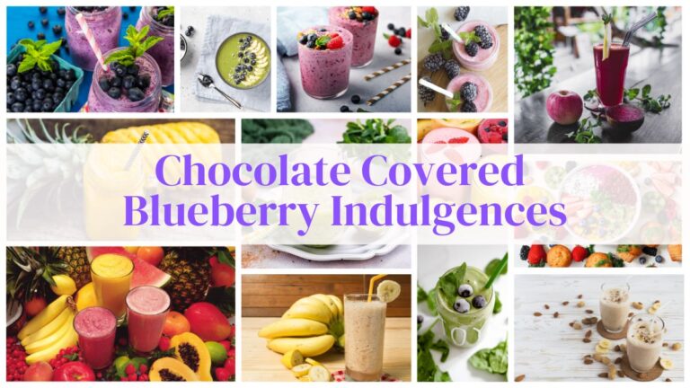 Chocolate Covered Blueberry Indulgences