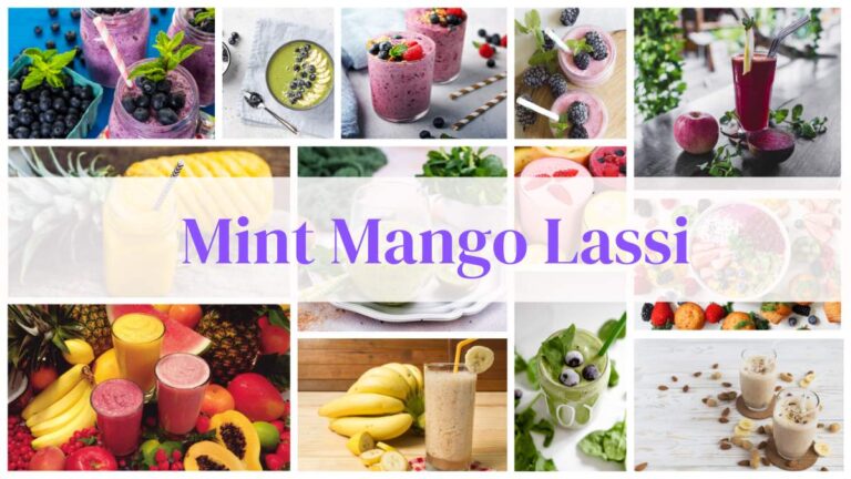 How to Make a Mint Mango Lassi with your Blender