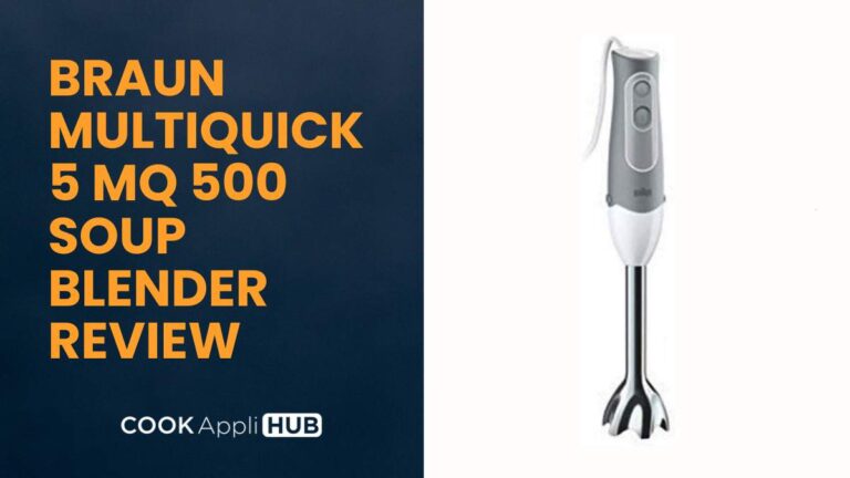 Braun Multiquick 5 MQ 500 Soup Blender Review