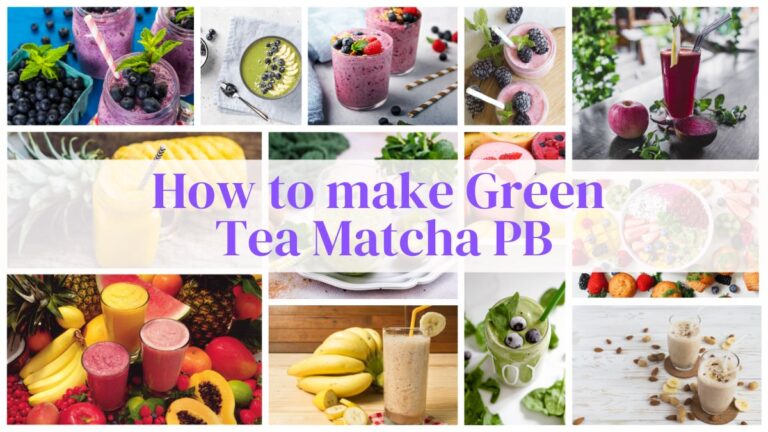 How to make Green Tea Matcha PB