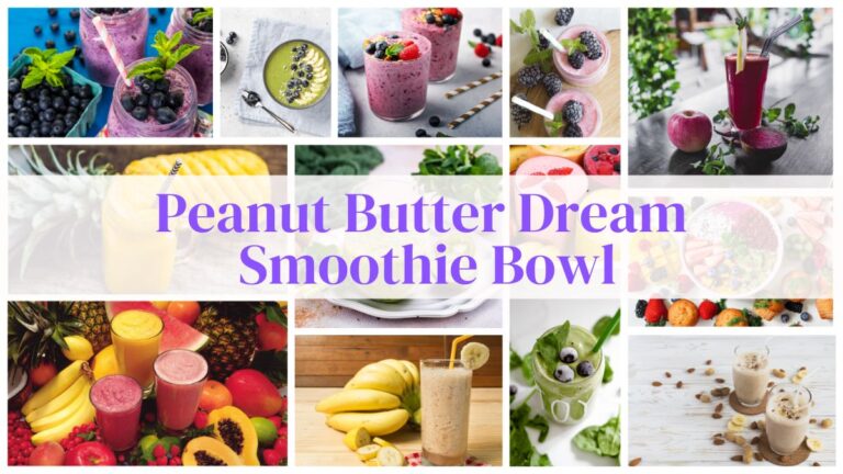 Peanut Butter Dream Smoothie Bowl