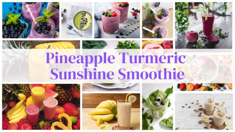Pineapple Turmeric Sunshine Smoothie