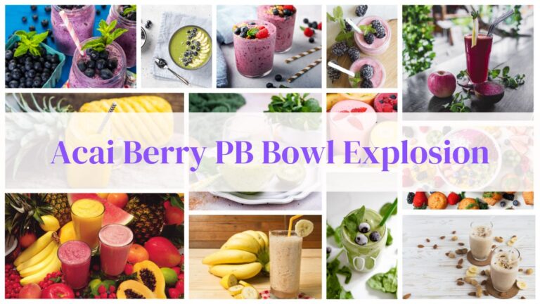 Acai Berry PB Bowl Explosion