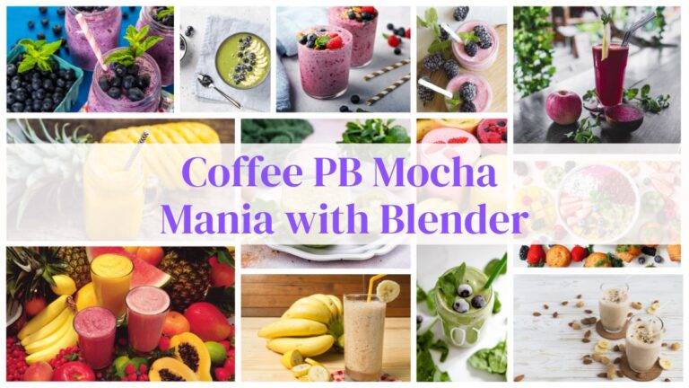 How to Make Coffee PB Mocha Mania with Blender