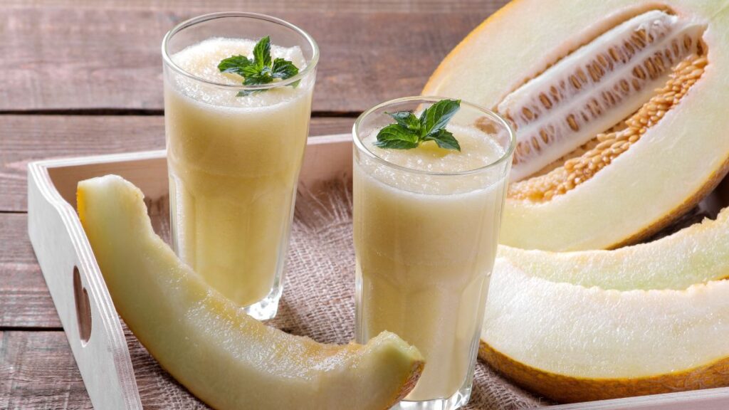 Cantaloupe And Honeydew Smoothie